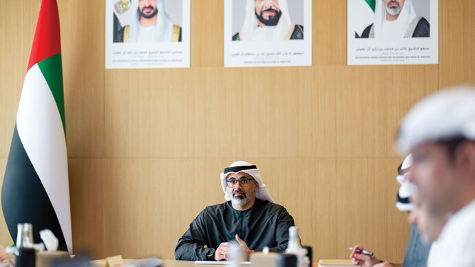 خالد بن محمد بن زايد يترأس اجتماع مجلس أبحاث التكنولوجيا المتطورة