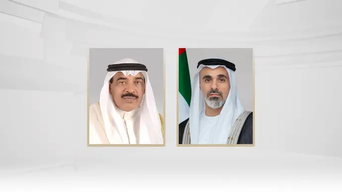 خالد بن محمد بن زايد يهنئ هاتفياً صباح خالد الحمد بمناسبة تعيينه ولياً للعهد بدولة الكويت