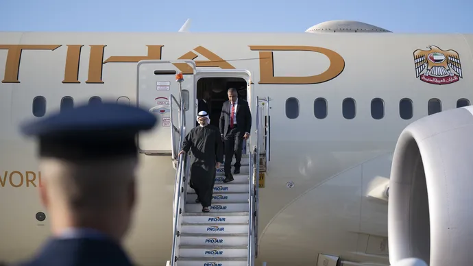 Crown Prince of Abu Dhabi arrives in Brazil to attend 17th BRICS Summit