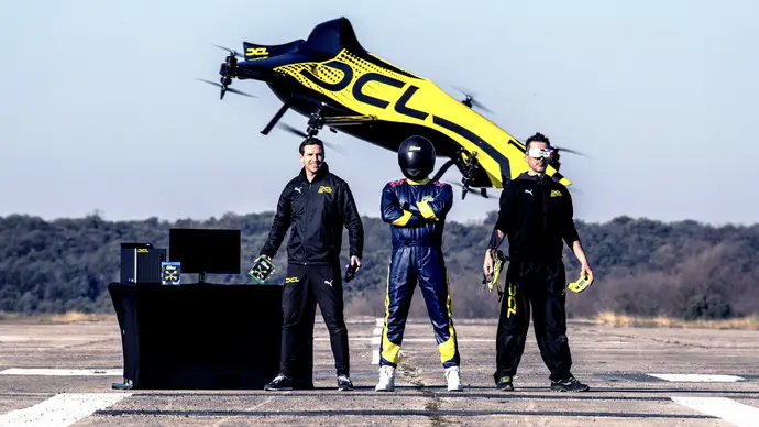 DRIFTx showcasing advanced mobility technologies at Yas Marina Circuit