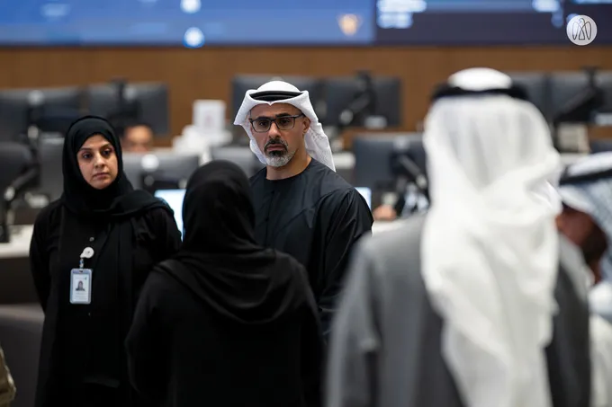 Khaled bin Mohamed bin Zayed reviews emergency readiness and response ecosystem at Unified Medical Operations Command Centre in Abu Dhabi