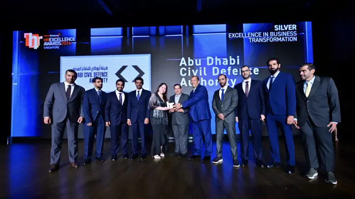 Abu Dhabi Civil Defence Authority wins silver at HR Excellence Awards 2024 in Singapore