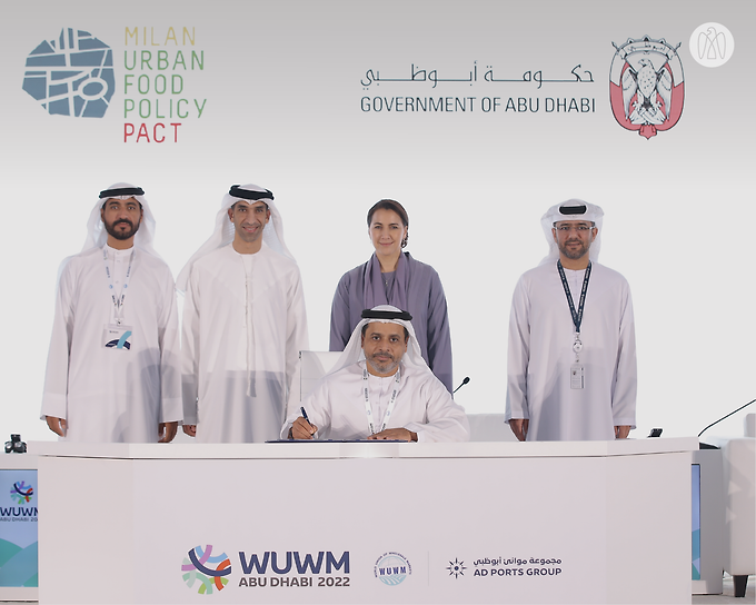 Emirate of Abu Dhabi signs the Milan Urban Food Policy Pact