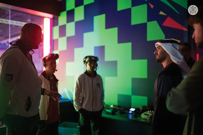 Zayed bin Mohamed bin Zayed attends Games of the Future 2025 phygital competitions