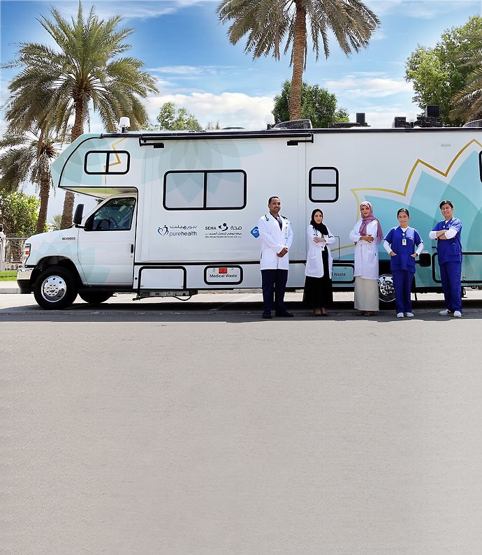 الخدمات العلاجية الخارجية تطلق الخدمات الوقائية والعلاجية المتنقلة في أبوظبي