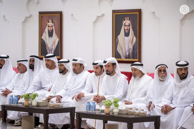 Hamdan bin Zayed receives well-wishers for holy month of Ramadan