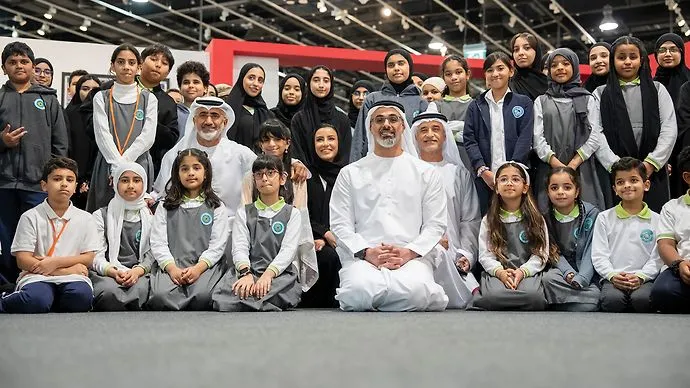 Khaled bin Mohamed bin Zayed visits National Identity in Visual Arts exhibition
