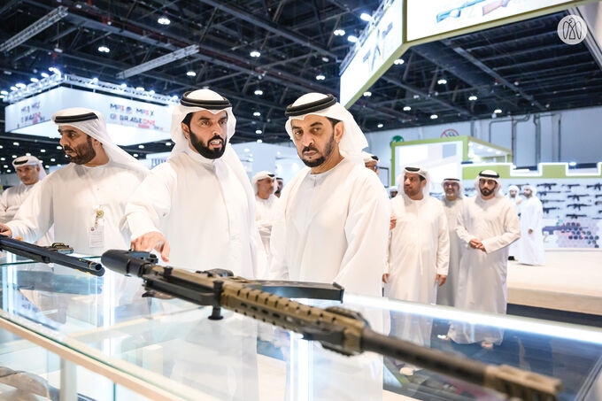 Hamdan bin Zayed visits ADIHEX 2023