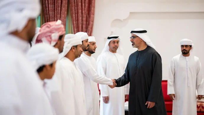 Khaled bin Mohamed bin Zayed offers condolences to family of national duty martyr Saeed Abdalla Alshamsi