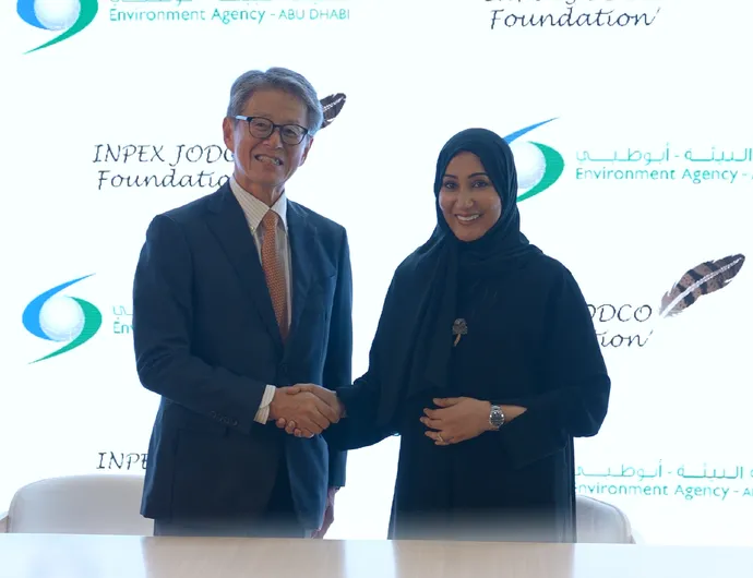 Under the patronage of Khaled bin Mohamed bin Zayed Environment Agency – Abu Dhabi and INPEX JODCO Foundation sign agreement to advance raptor conservation and cultural collaboration