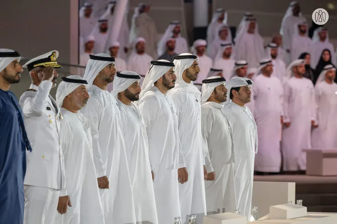 Humaid bin Rashid Al Nuaimi attends Commemoration Day ceremony at Wahat Al Karama in Abu Dhabi