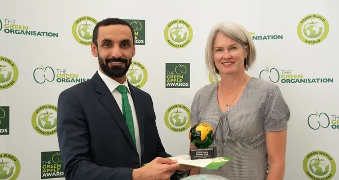 Environment Agency – Abu Dhabi (EAD) wins Gold Award in Environmental Policy at Green World Awards 2025