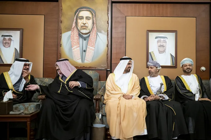 Theyab bin Mohamed bin Zayed attends Abdullah Fahad Al-Sabah marriage reception