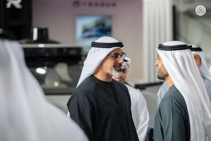 Khaled bin Mohamed bin Zayed attends second edition of DRIFTx exhibition