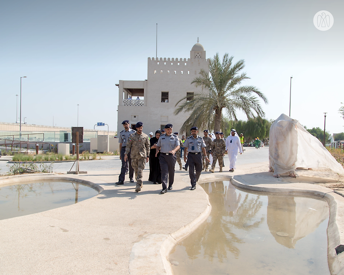 Director General of Abu Dhabi Police and Zayed Bin Hamad Bin Hamdan Visit Al Maqta Museum Project Site