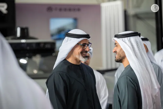 Khaled bin Mohamed bin Zayed attends second edition of DRIFTx exhibition