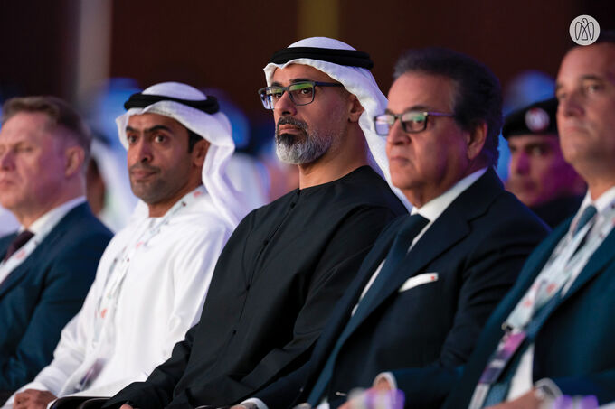 Khaled bin Mohamed bin Zayed attends opening ceremony of Abu Dhabi Global Health Week 2025