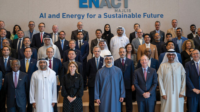 Khaled bin Mohamed bin Zayed welcomes global leaders in energy, technology, climate and investment to ENACT Majlis in Abu Dhabi