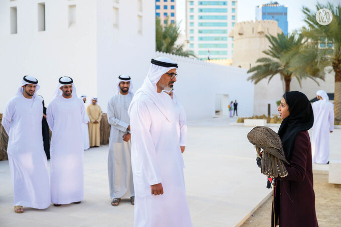 Khaled bin Mohamed bin Zayed visits Al Hosn Festival