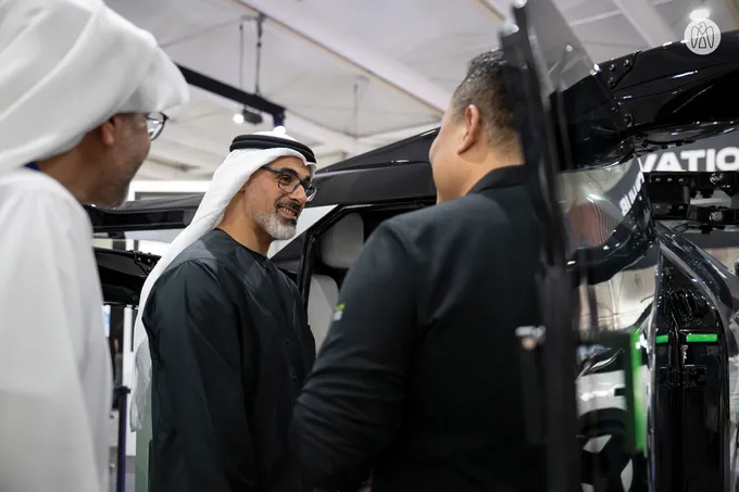Khaled bin Mohamed bin Zayed attends second edition of DRIFTx exhibition