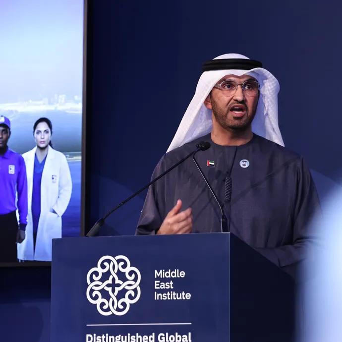 Dr Sultan Ahmed Al Jaber receives 2026 Distinguished Global Leadership Award from Middle East Institute in US