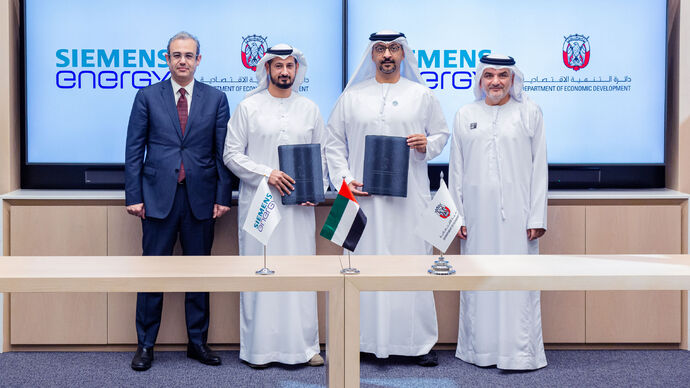 Abu Dhabi Department of Economic Development partners with Siemens Energy to decarbonise the emirate’s industrial sector