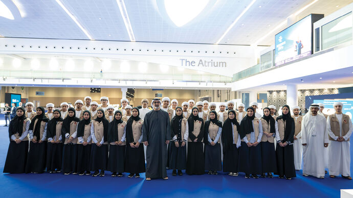 Khaled bin Mohamed bin Zayed attends EmiratesSkills National Competition