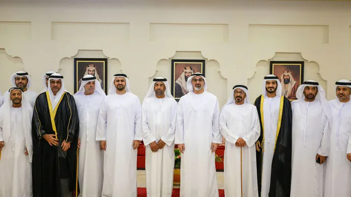Crown Prince of Abu Dhabi attends Al Kaabi and Al Ketbi weddings
