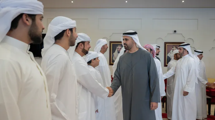 Theyab bin Mohamed bin Zayed offers condolences on the passing of Ali Abdullah Al Obaidli