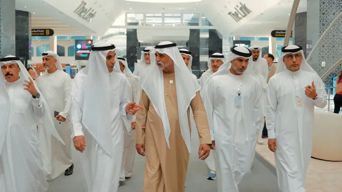 Nahyan bin Mubarak visits 35th Abu Dhabi International Book Fair