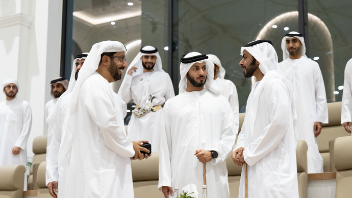 In the presence of Khalifa bin Tahnoon bin Mohammed, Zayed bin Hamad honours French rider Kevin Staut as winner of 14th UAE President’s Cup Showjumping Event