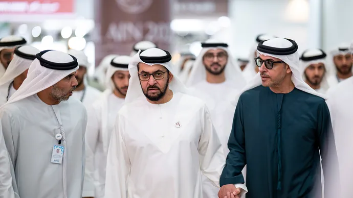 Hamdan bin Zayed and Hazza bin Zayed visit inaugural Al Ain International Hunting and Equestrian Exhibition (AAIHEX)