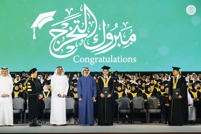 Khaled bin Mohamed bin Zayed attends Khalifa University graduation ceremony