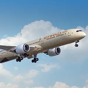 航空機・ヘリコプター ETIHAD Boeing 787 1/144 PACMIN Etihad Airways Boeing 787-10 A6-BMH Greenliner JC Wings