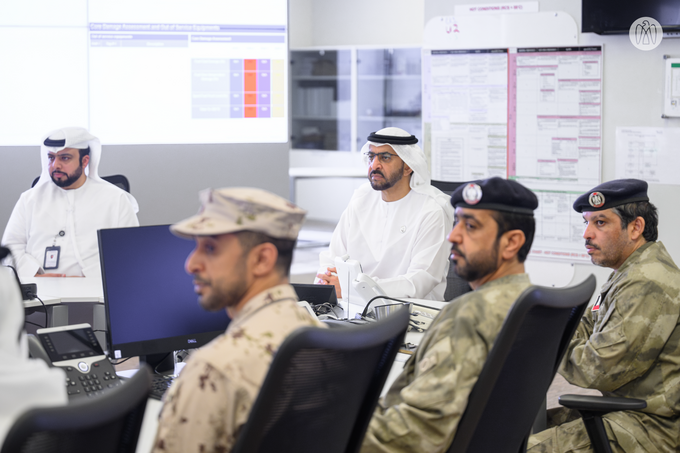 Hamdan bin Zayed visits Nuclear Emergency Response Center in Al Dhannah in Al Dhafra Region