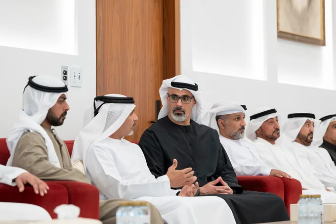 Khaled bin Mohamed bin Zayed offers condolences on the passing of Hamad bin Rashid bin Hamad Al Hajri