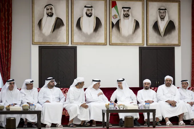Hazza bin Zayed offers condolences on the passing of Ali Bakheet Ali Suleiman Al Mazrouei