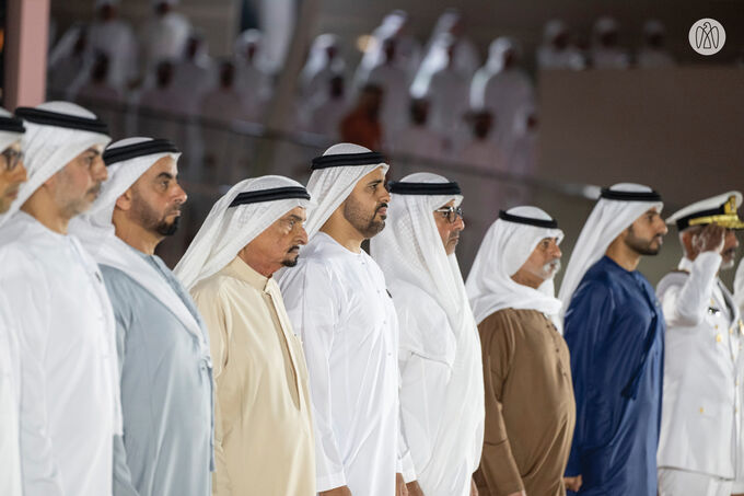 Humaid bin Rashid Al Nuaimi attends Commemoration Day ceremony at Wahat Al Karama in Abu Dhabi