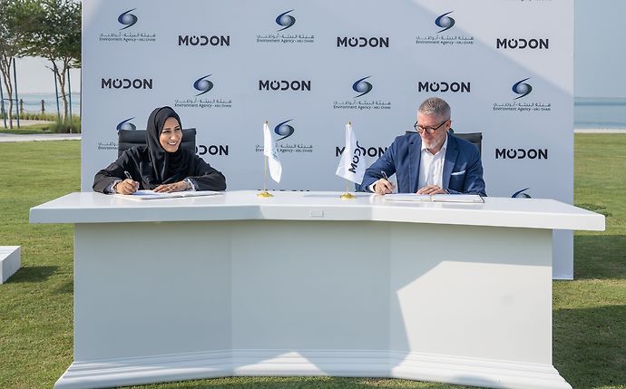 The Environment Agency – Abu Dhabi signs a Memorandum of Understanding with Modon