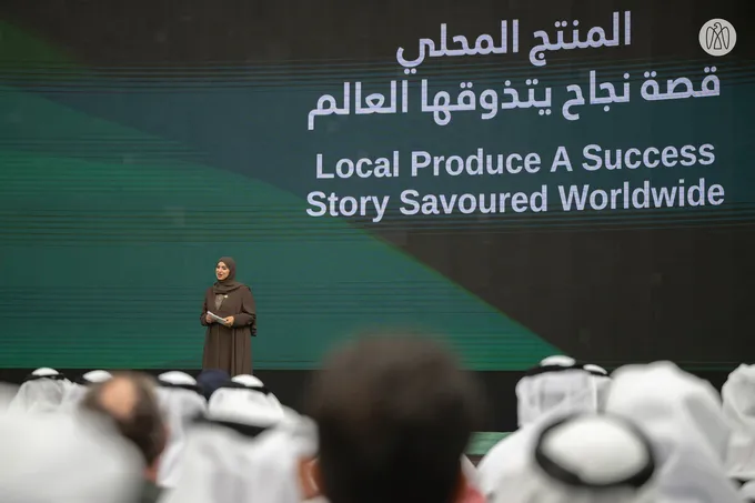 Mansour bin Zayed and Hazza bin Zayed witness the launch of the first edition of the UAE Agricultural Conference and Exhibition in Al Ain.