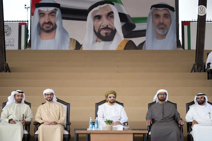 Hamdan bin Zayed honours winners of Al Dhafra Festival Camel Mazayna
