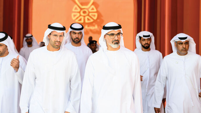 Khaled bin Mohamed bin Zayed visits Liwa International Festival