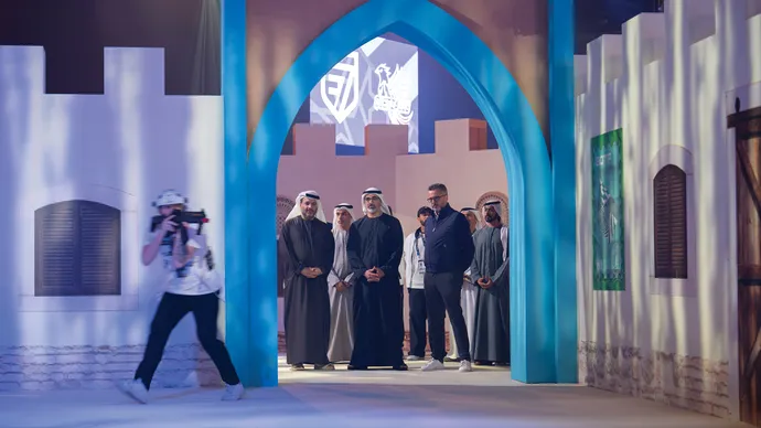 خالد بن محمد بن زايد يشهد جانباً من منافسات الألعاب الرقمية الهجينة في "دورة ألعاب المستقبل 2025"