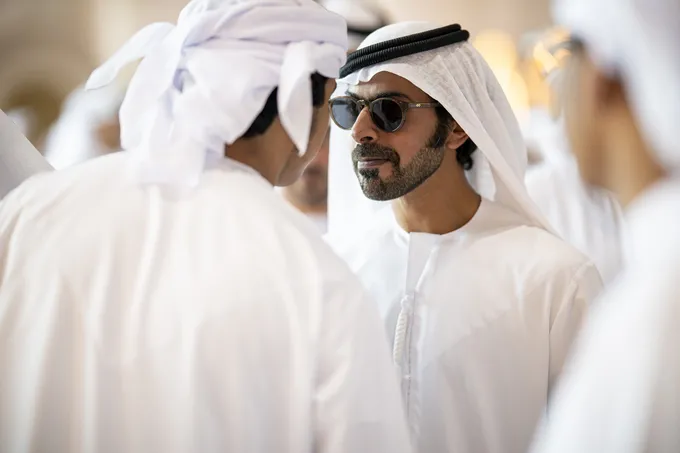 Khalifa bin Tahnoon bin Mohammed attends reception for Al Shamsi and Al Salmi weddings