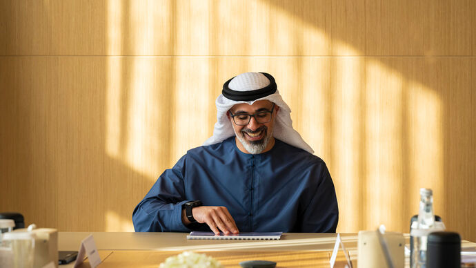 خالد بن محمد بن زايد يترأس اجتماع مجلس أبحاث التكنولوجيا المتطورة