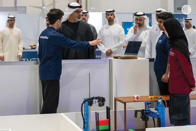 Khaled bin Mohamed bin Zayed attends 17th EmiratesSkills National Competition