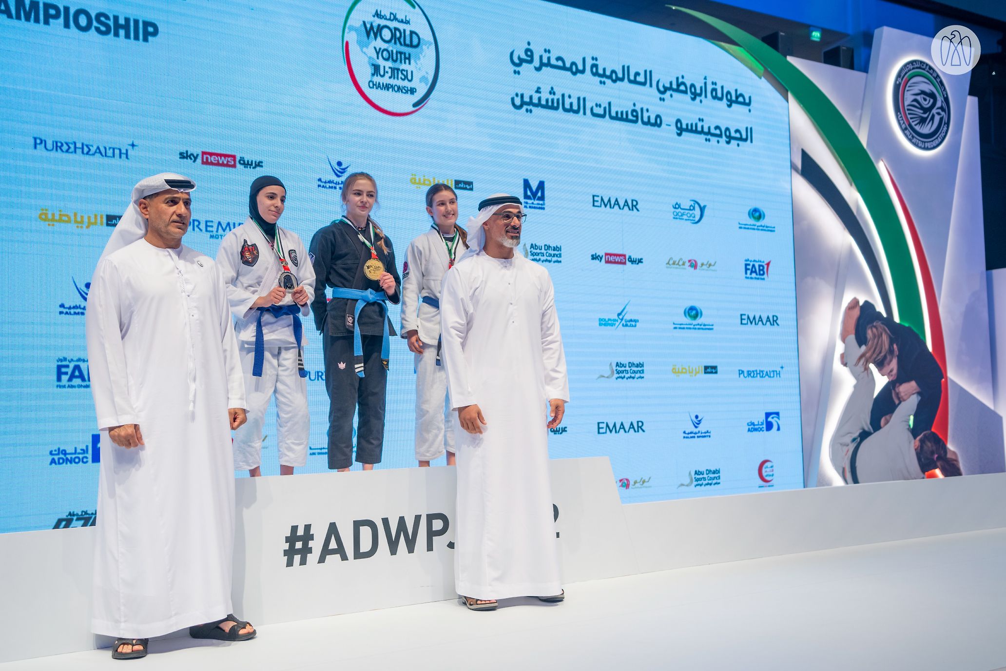 Khaled bin Mohamed bin Zayed attends Abu Dhabi World Professional Jiu