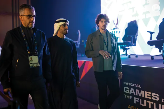 Zayed bin Mohamed bin Zayed attends Games of the Future 2025 phygital competitions