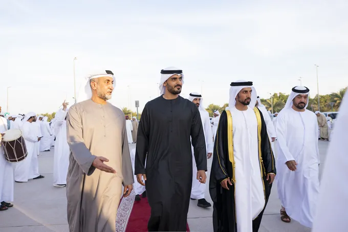 Zayed bin Mohamed bin Zayed attends Humaid Said Humaid Al Raqraqi Al Mazrouei wedding reception