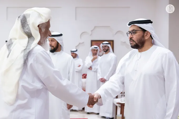Hamdan bin Zayed receives well-wishers for holy month of Ramadan